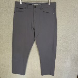 Western‎ Rise Pants Mens 34x30 Grey Diversion Performance Commuter Tech Golf